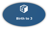 Graphic Button For Birth To 3