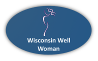 Graphic Button for Wisconsin Well Woman