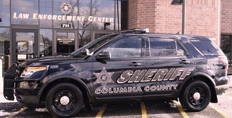 Graphic of Columbia County Patrol Car