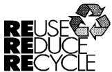 Reuse, Reduce, Recycle