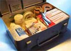Graphic of First Aid Kit from Microsoft ClipArt