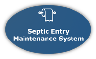 Graphic Button for Septic Maintenance Entry System