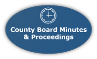 Graphic Button for County Board Minutes and Proceedings