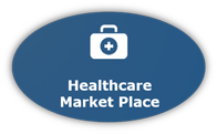 Graphic Button For HealthCare Marketplace