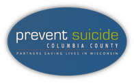 Graphic Button for Prevent Suicide Columbia County