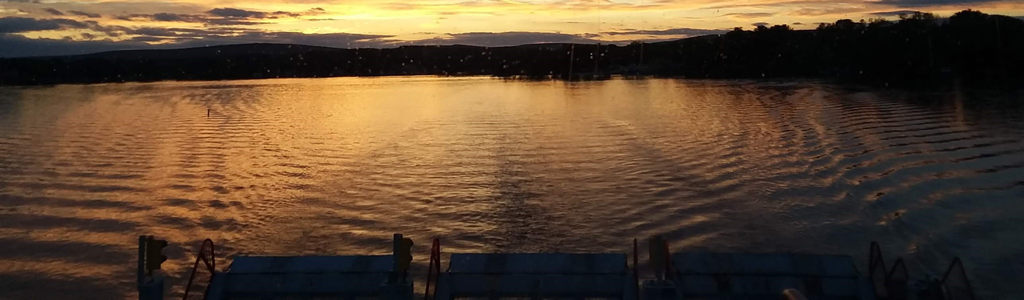 Night Scene On Merrimac Ferry
