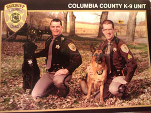 Graphic of Special Teams Loos/K9 Bear and Seely/K9 Ispi
