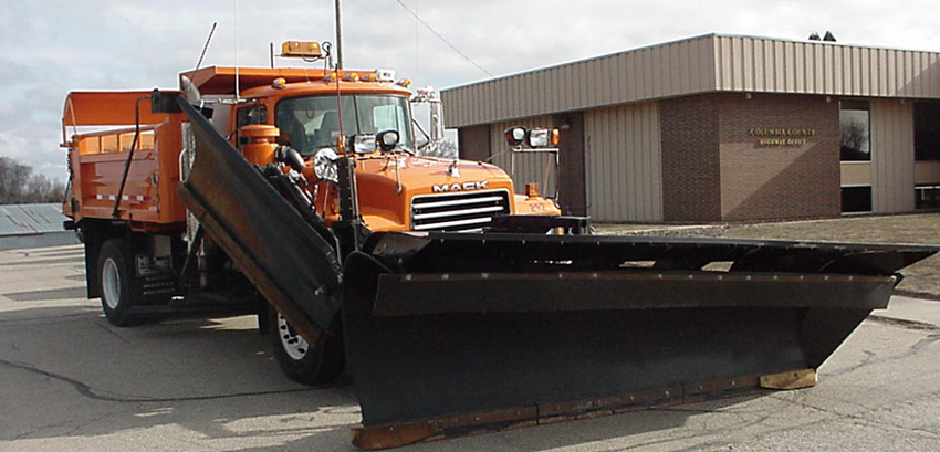 Graphic of Columbia County Highway Truck