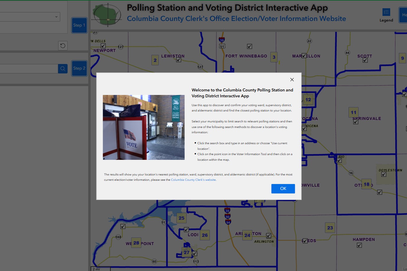 Voting booth in Portage, WI. Photo by Martin Rakacolli. Voting booth in Portage, WI. Photo by Martin Rakacolli.