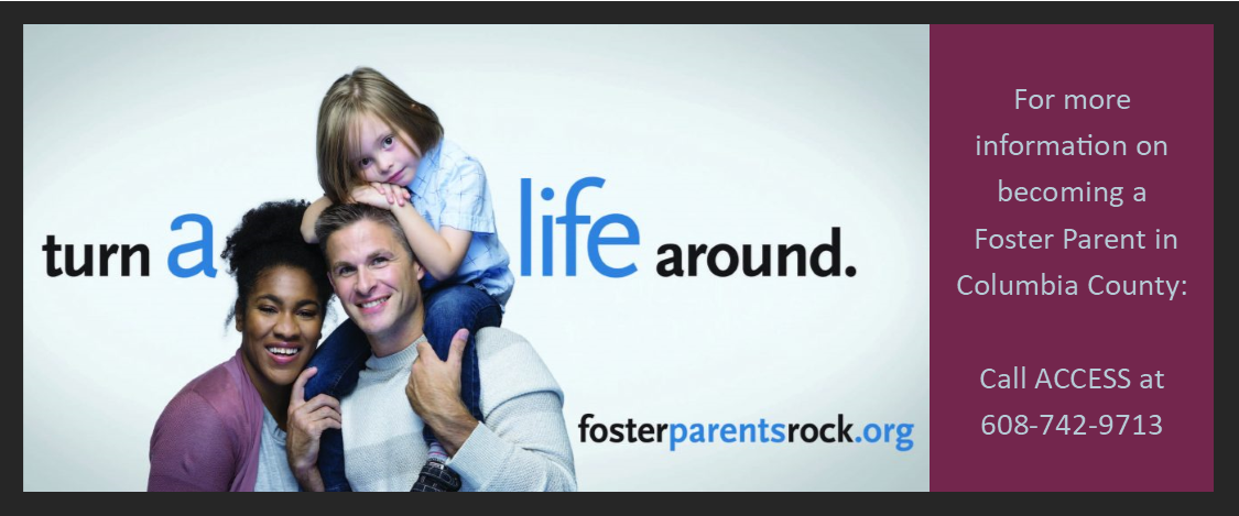 Graphic of Health and Human Services Foster Care Poster