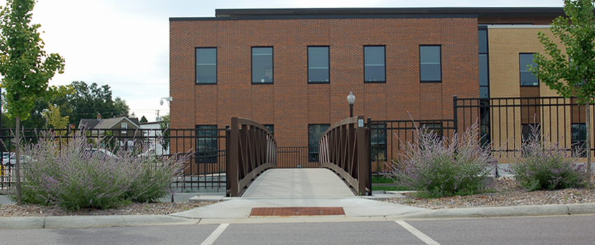 Graphic of Health and Human Services Foot Bridge
