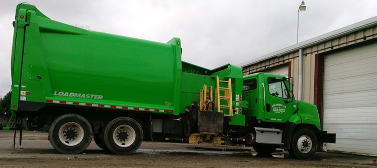 Graphic of Solid Waste Loadmaster Truck